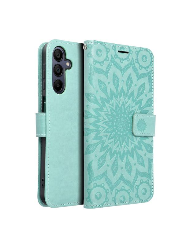 Kabura MEZZO Book do SAMSUNG A15 4G / A15 5G mandala zielony