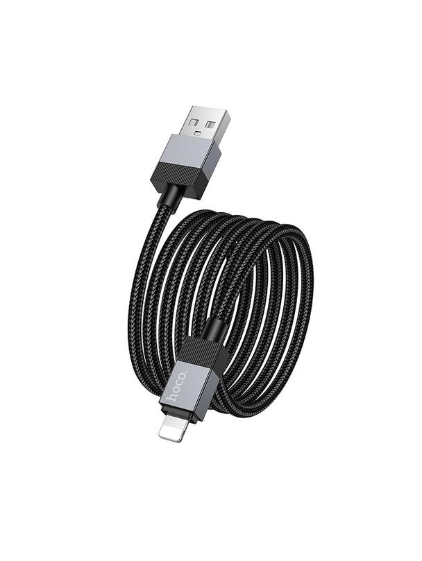 Kabel USB A do Lightning Hoco 2,4A 1 m X110 czarny
