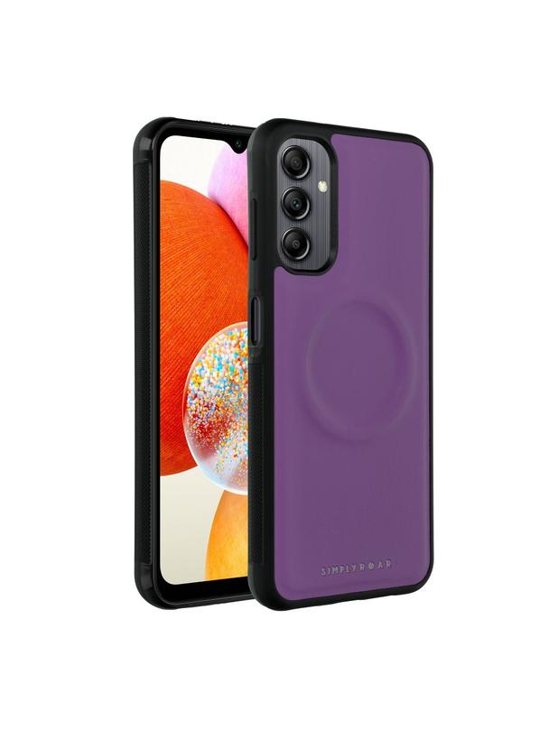 ROAR futerał MAG MORNING do SAMSUNG A14 Fioletowy