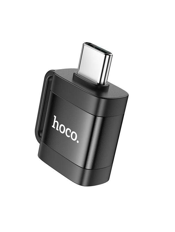 Adapter OTG USB C do USB A Hoco 3A UA31C czarny