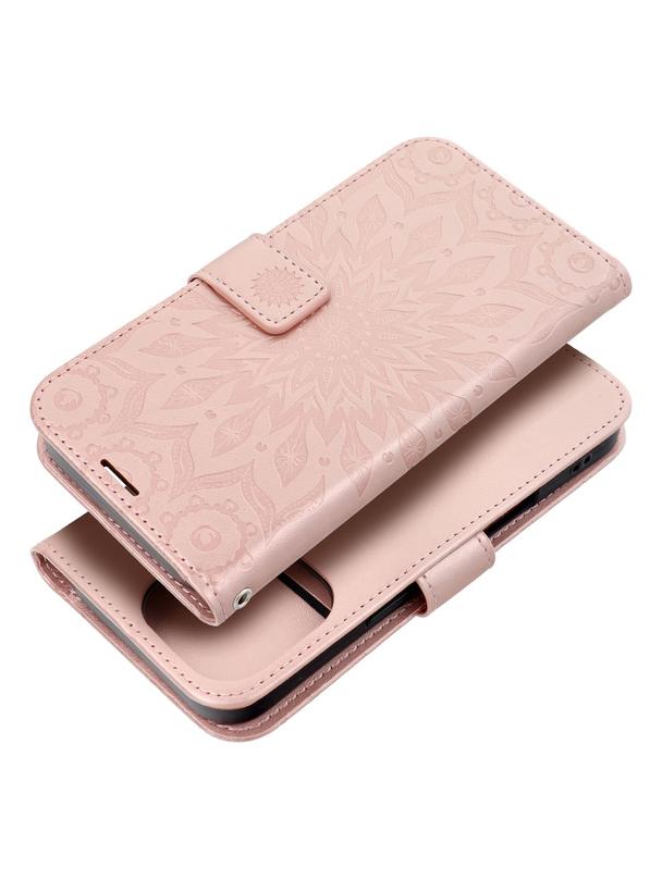 Kabura MEZZO Book do IPHONE 16 Pro mandala złoty róż
