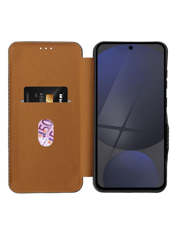 Kabura FOLIO Side Magnet do SAMSUNG A56 5G brązowy
