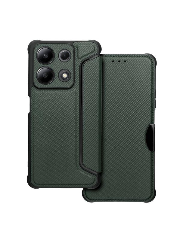 Kabura RAZOR Book do XIAOMI Redmi Note 13 4G ciemnozielony