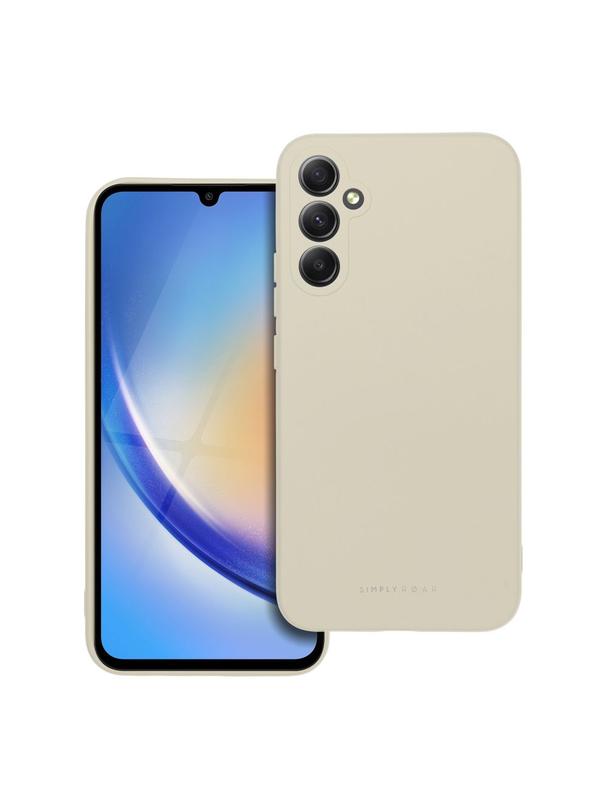 ROAR futerał SPACE do SAMSUNG A34 5G Kremowy