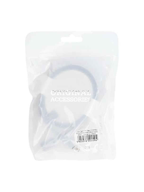 Kabel USB C do USB C PD 40W 2 m HD23 czarny