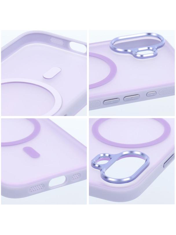 Futerał do iPhone 17 Flexline Mag Cover zgodny z MagSafe fioletowy