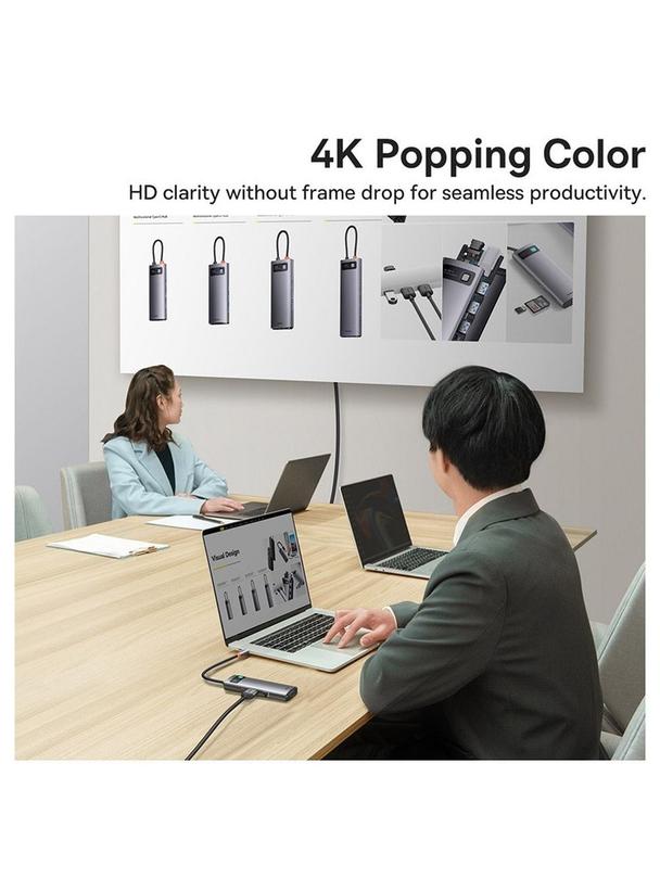 BASEUS adapter HUB 7w1 Typ C WKWG040013/BS-OH043 0,17 m gszary