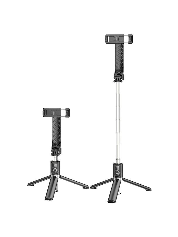 Selfie stick Hoco tripod z pilotem bezprzewodowym K20 czarny