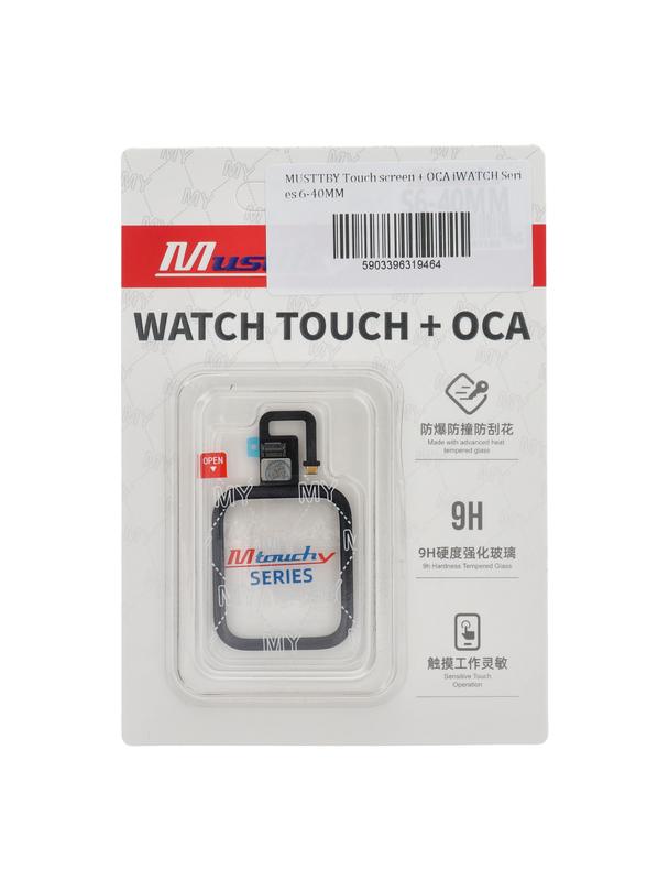 MUSTTBY Ekran dotykowy + OCA do Apple Watch Seria 6-40MM