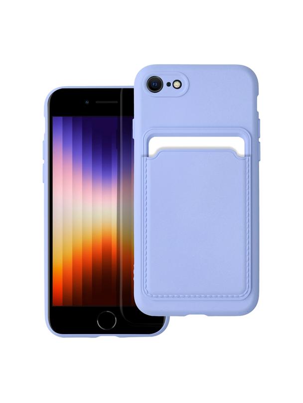 Futerał CARD CASE do IPHONE 7 / 8 / SE 2020 / SE 2022 fioletowy