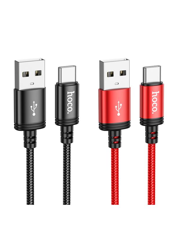 Kabel USB A do USB C Hoco 3A 1 m X89 czarny