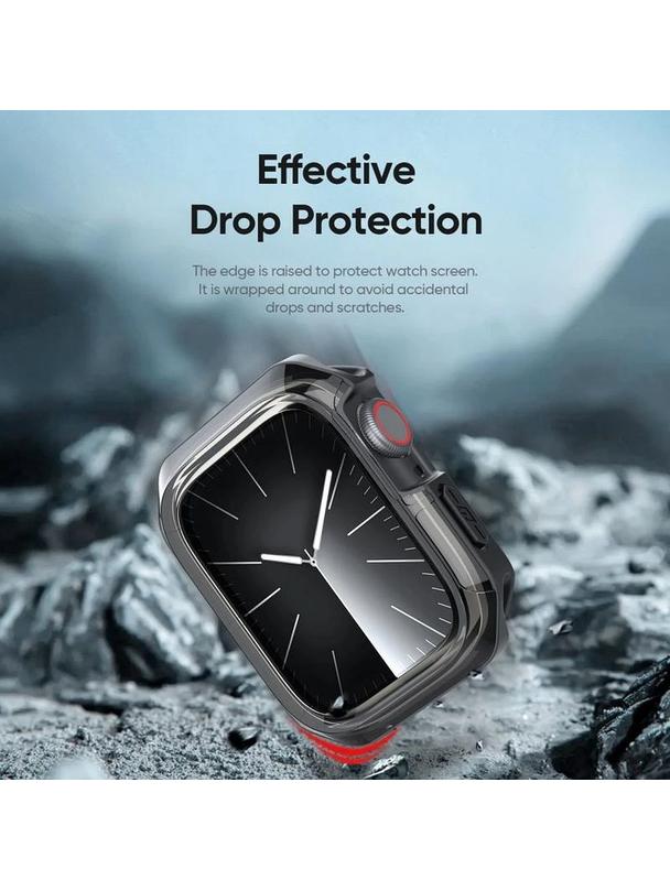 DUX DUCIS futerał TAMO do Apple Watch serii 10 42 mm transparentny z czarnym