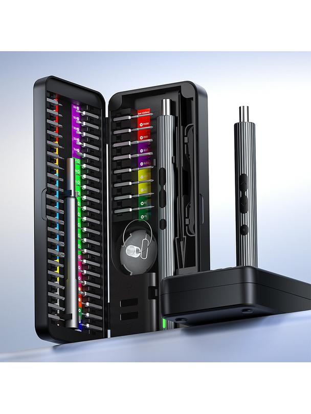 UF-TOOLS - Wkrętak elektryczny N20 z wymiennymi bitami i magnetyzerem 58w1