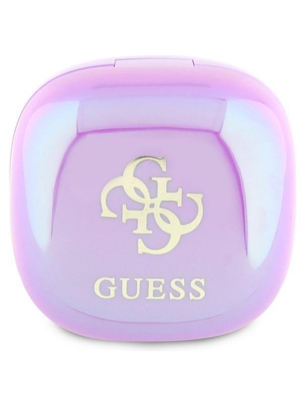 GUESS słuchawki bezprzewodowe bluetooth TWS GUTWSJ144ESU (Mini Iridescent 4G Printed Logo) fioletowe