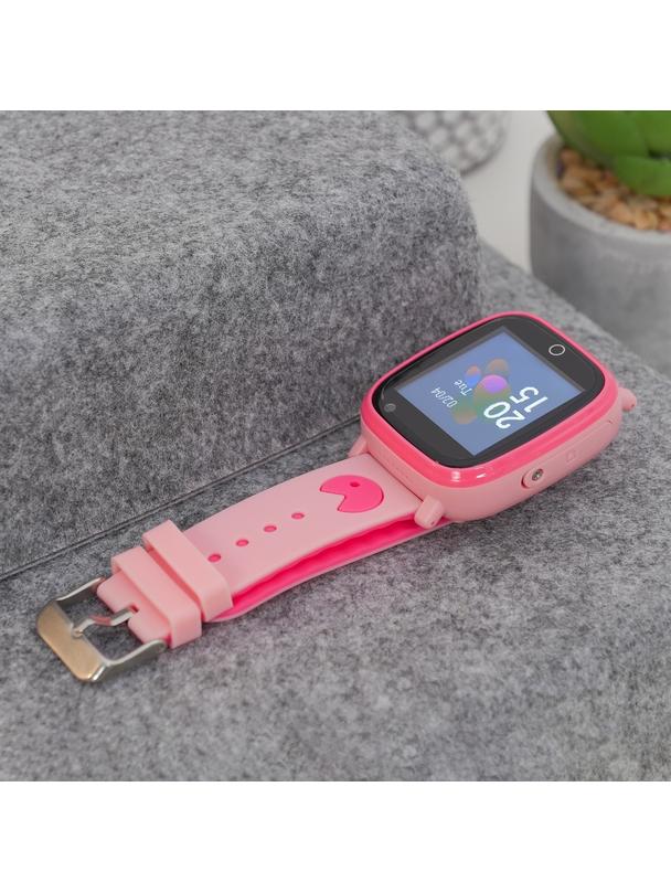 Smartwatch dla dzieci Hoco 1,44" 2G z funkcją rozmowy Y100 różowy