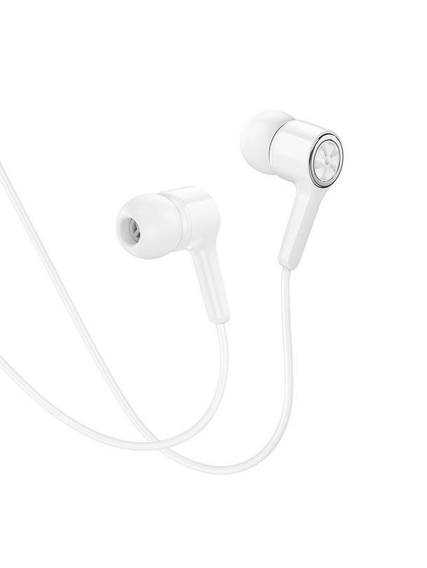 Słuchawki przewodowe douszne Jack 3,5 mm Hoco M104 białe