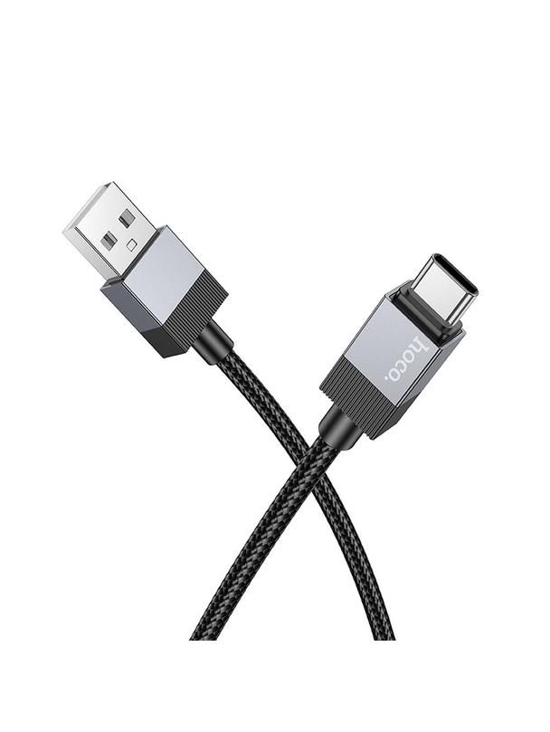 Kabel USB A do USB C Hoco 3A 1 m X110 czarny