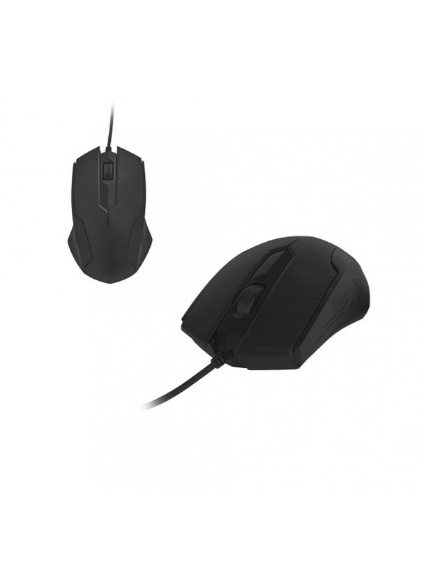 ART myszka komputerowa przewodowa USB A 1000 dpi AM-93 czarna