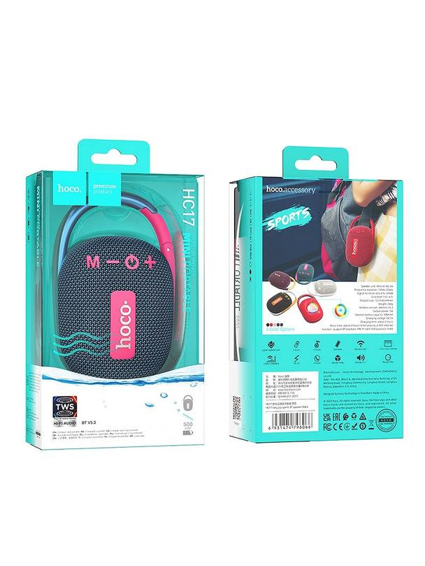 Głośnik bluetooth 5W 2h Hoco HC17 granatowy