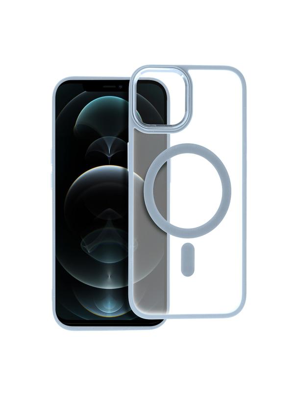 Futerał MATTE MAG COVER kompatybilny z MagSafe do IPHONE 12 Pro Max niebieski