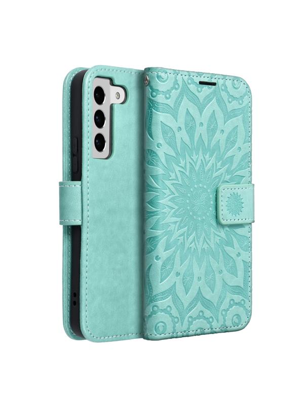 Kabura MEZZO Book do SAMSUNG S22 mandala zielony