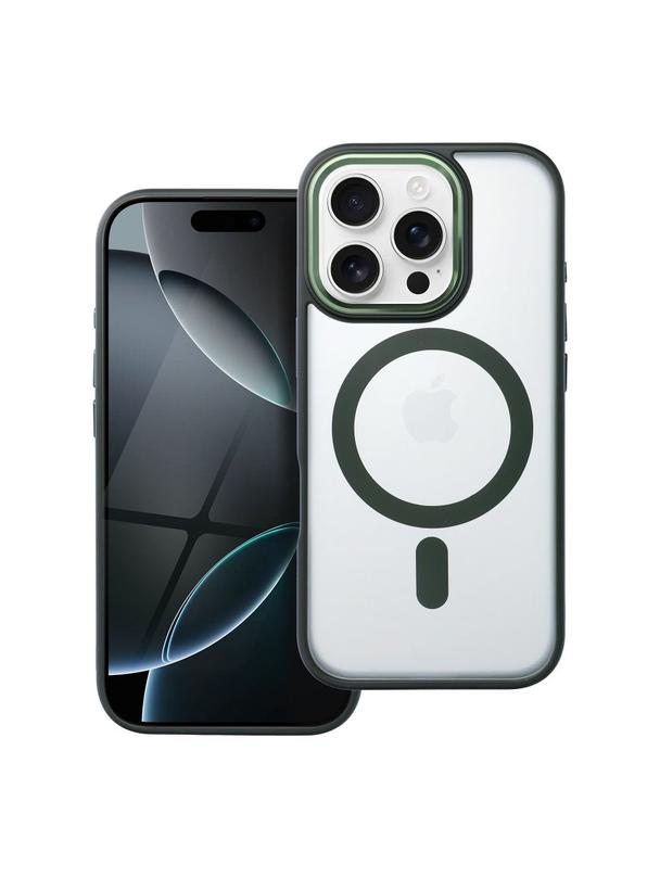 Futerał MATTE MAG COVER kompatybilny z MagSafe do IPHONE 16 Pro zielony