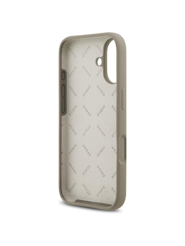 GUESS futerał do IPHONE 17 GUHCP17SSC4GSMW (Silicone W/ Big 4G Script) brązowy