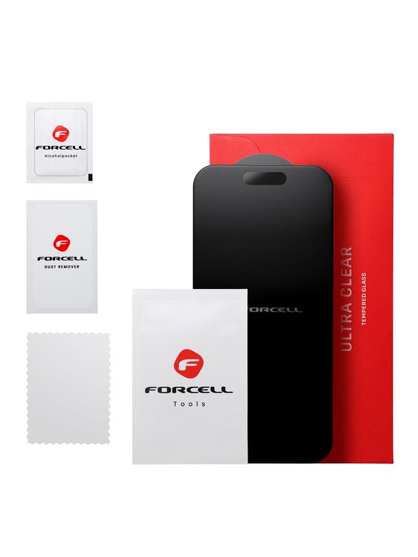 Szkło hartowane do iPhone 15 PRO MAX Forcell Matt Glass czarne