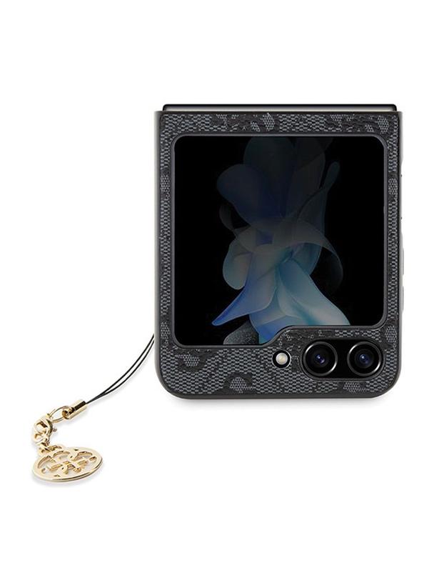 GUESS futerał do SAMSUNG Z Flip 5 GUHCZF5GF4GGR (4G Charm) szary