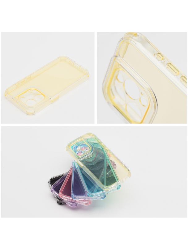 Futerał MATRIX CLEAR do IPHONE 16e (SE 4 2025) żółty