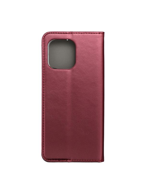 Kabura SMART MAGNETO do MOTOROLA G86 5G burgundowy