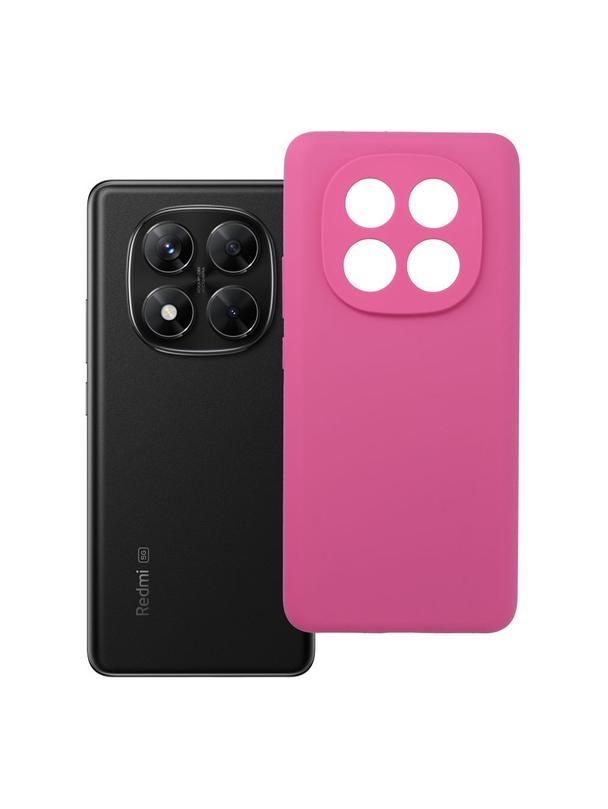 Futerał SILICONE 2mm do XIAOMI REDMI NOTE 14 Pro 5G róż