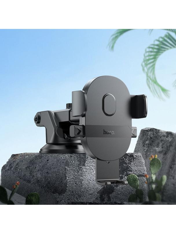 Uchwyt na telefon do samochodu uniwersalny Hoco do szyby / deski H19 czarny