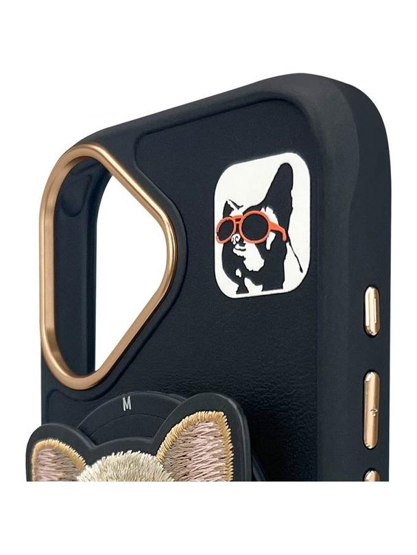 NIMMY futerał GLASSES COOL DOG kompatybilny z MagSafe do IPHONE 16 czarny