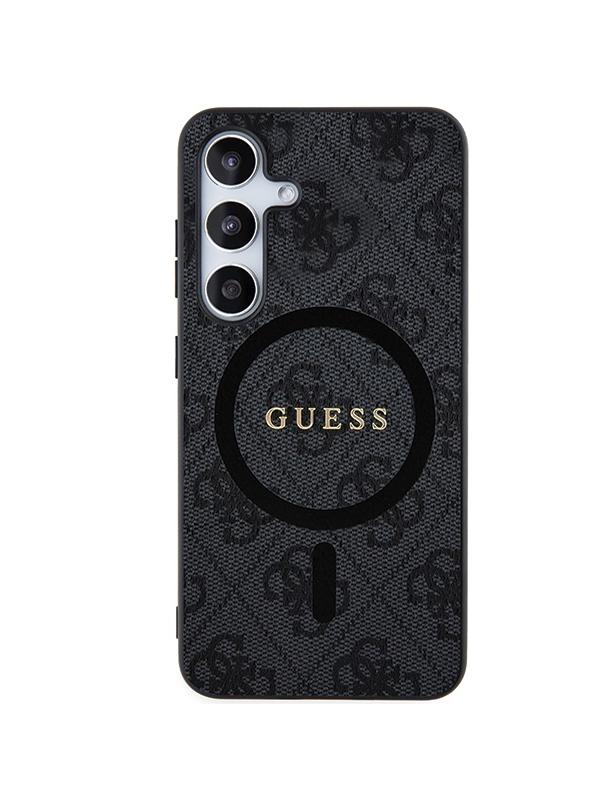 GUESS futerał do SAMSUNG S24 kompatybilny z MagSafe GUHCS24SGF4GGR (4G Ring classic logo) czarny