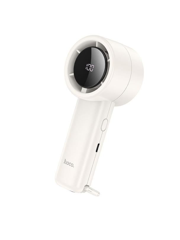 Wentylator przenośny Hoco super szybki HX63 biały