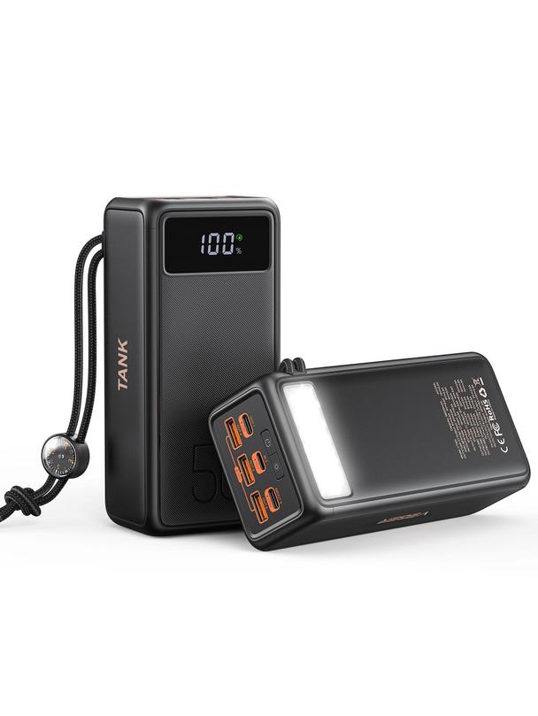 Powerbank Veger Tank Boost (W5001C) PD QC3.0 5A 130W 56000 mAh czarny