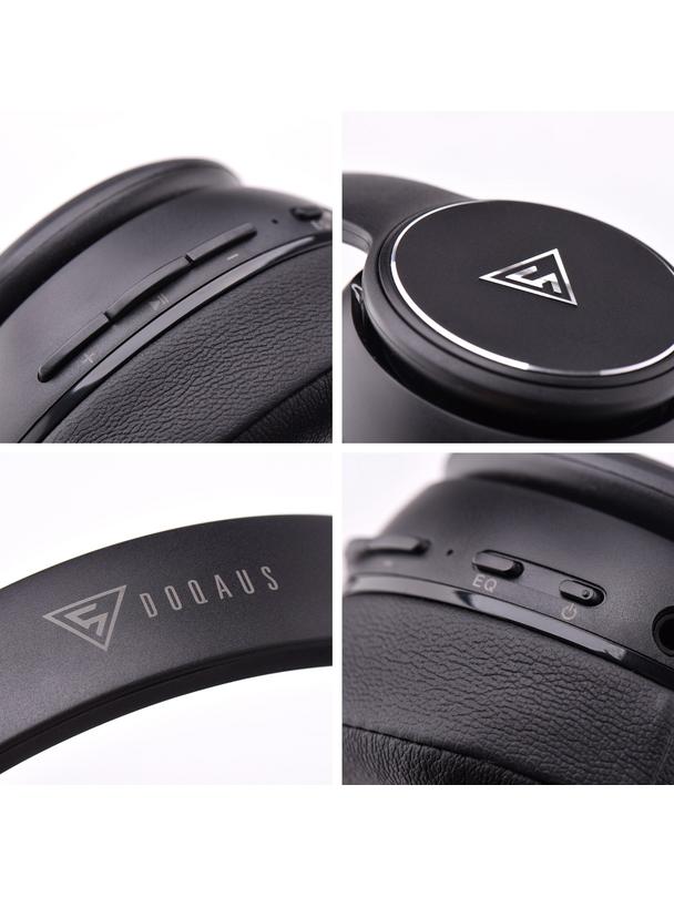 Słuchawki bezprzewodowe nauszne Doqaus Design 3 czarne