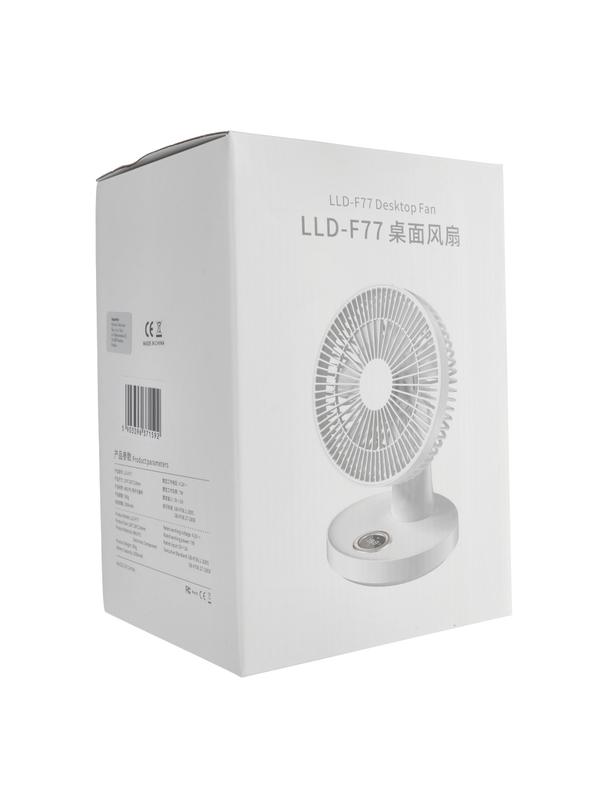 Wentylator / wiatrak biurkowy LLD-F77 biały