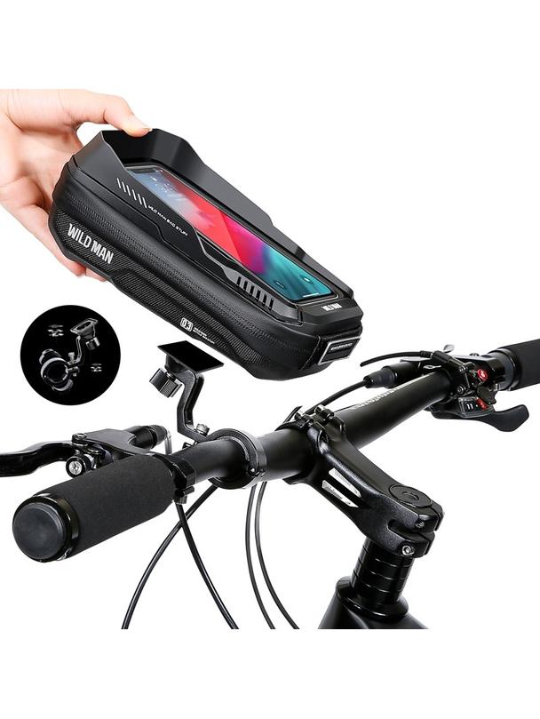 WILDMAN sakwa rowerowa na kierownicę na zamek 0,5L (4" - 7") XT3S czarna