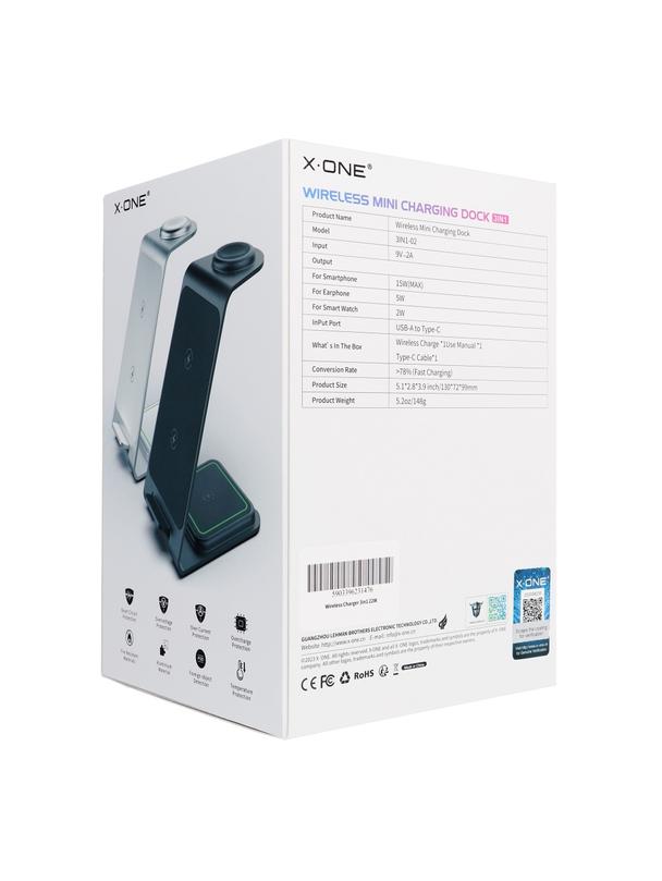Ładowarka Bezprzewodowa X-ONE 3w1 22W