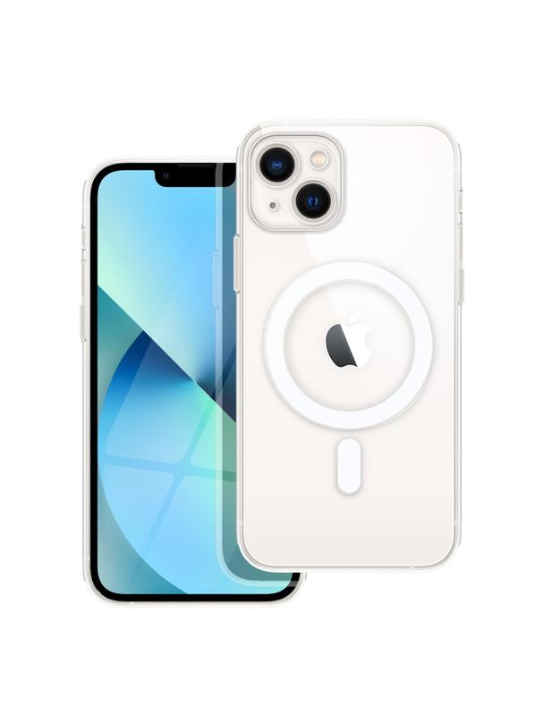 Futerał CLEAR MAG COVER z ochroną aparatu kompatybilny z MagSafe do IPHONE 13 transparentny