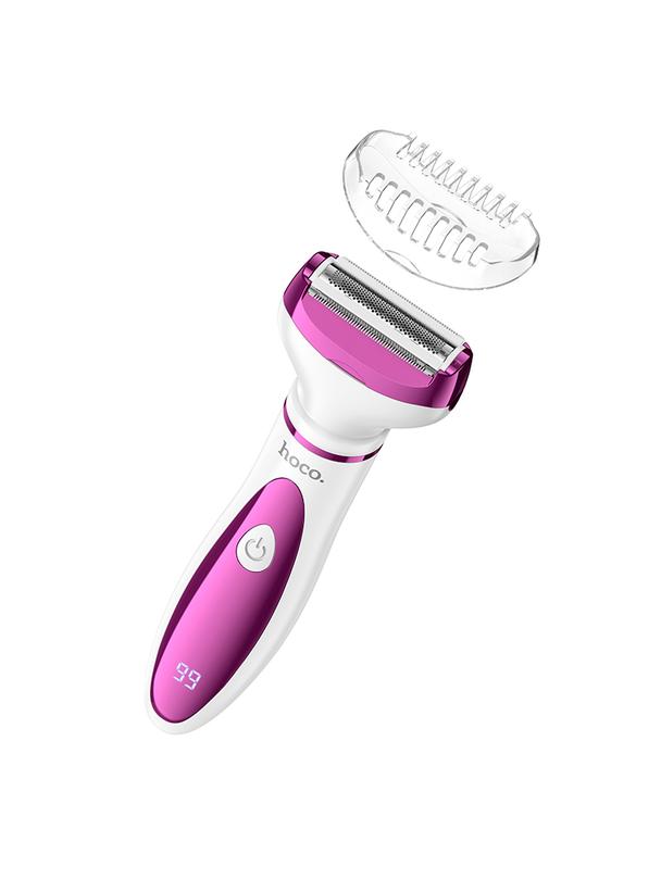 Trymer z golarką 4w1 Hoco HP80 biało różowy