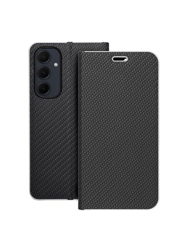 Kabura LUNA Book Carbon do SAMSUNG A35 5G czarny