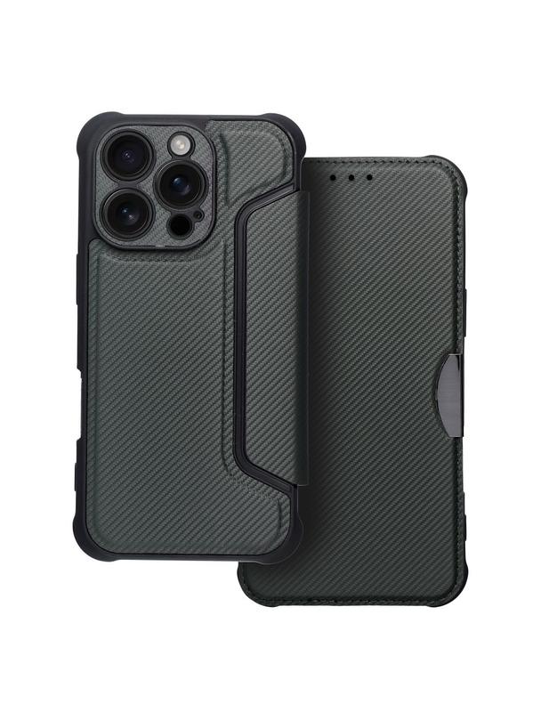 Kabura RAZOR Book do IPHONE 16 Pro ciemnozielony