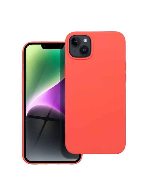 Futerał SILICONE do IPHONE 14 Plus brzoskwiniowy