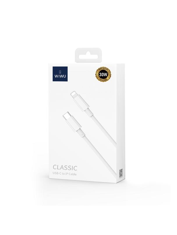 Kabel USB C do Lightning Wiwu 30W Wi-C008 biały