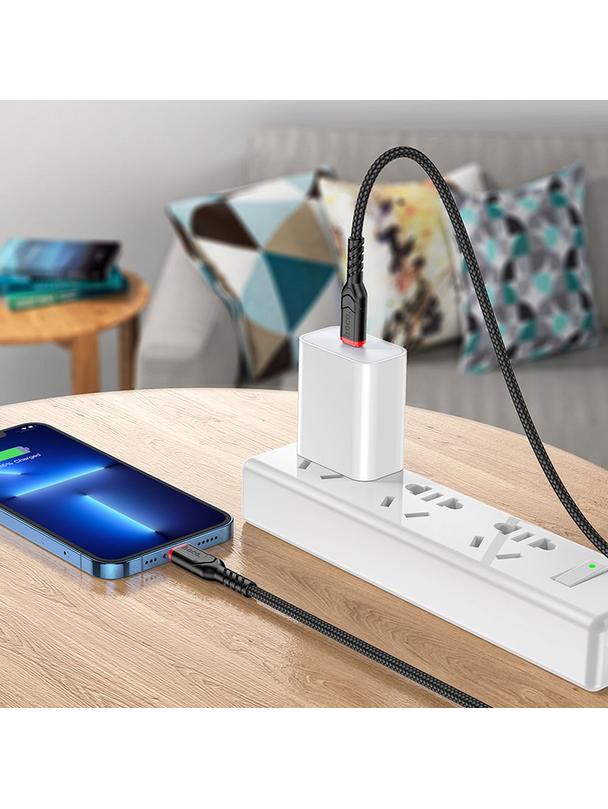 Kabel USB C do Lightning Hoco PD 3A 20W 1 m X59 czarny