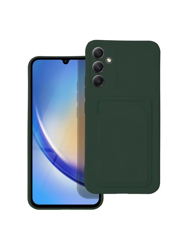 Futerał CARD CASE do SAMSUNG A34 5G zielony
