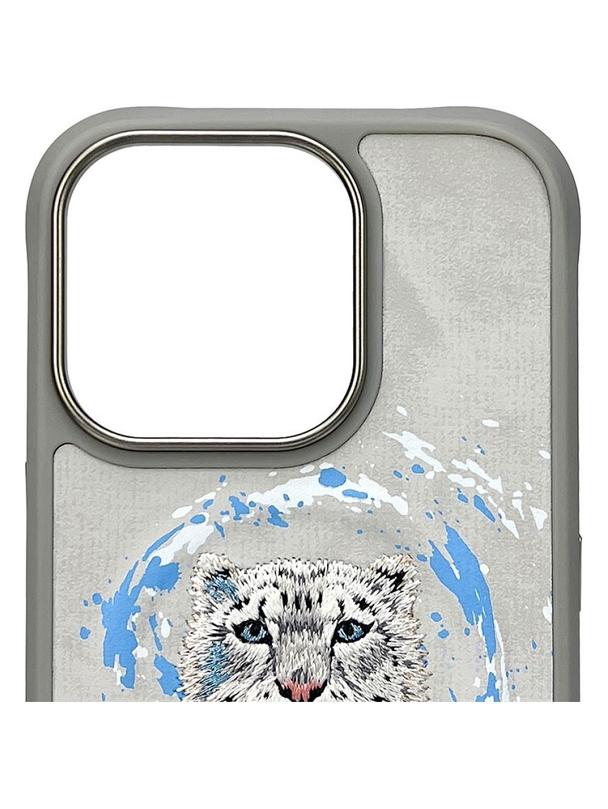 NIMMY futerał PANTERA kompatybilny z MagSafe do IPHONE 16 Pro Max jasno szary